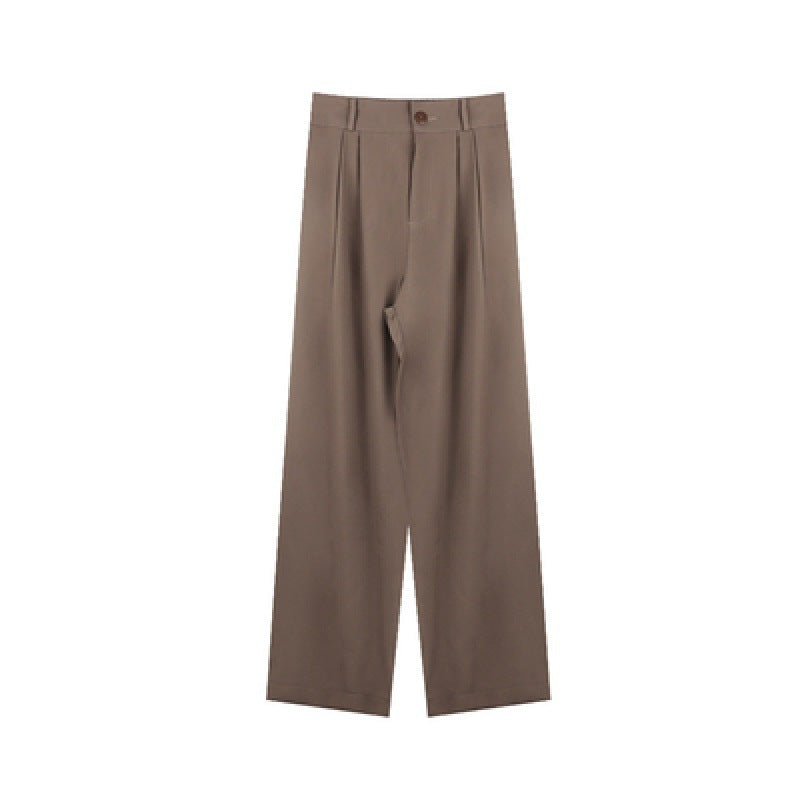Women's Wide-leg Baggy Straight Trousers